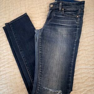 PAIGE Skyline Skinny Dark Wash Skinny Jeans